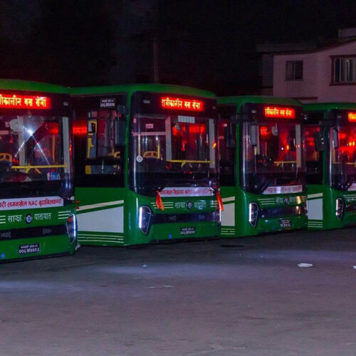 राति यात्रा सहज बनाउन उपत्यकामा ३० बस थपिए